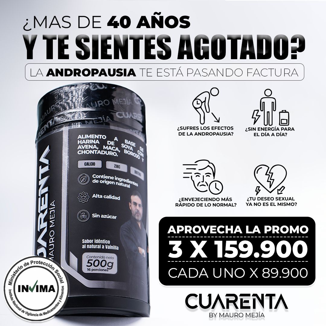 CUARENTA Multivitamínico - Claridad mental para tu rendimiento